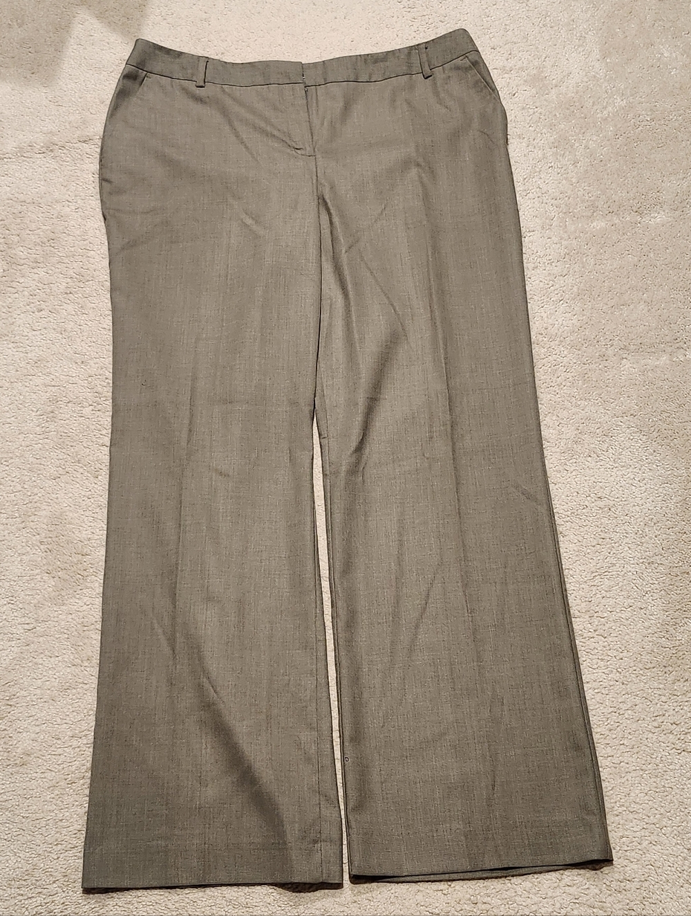 attention Olive Wide-Leg Dress Pants